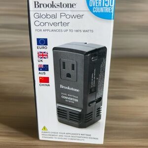 Brookstone Black Global Power Converter
